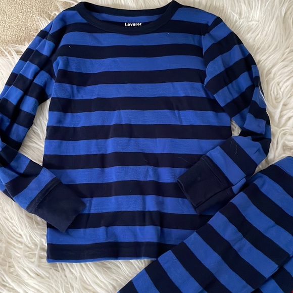 Levert pajamas boys 2 sets 5/6 striped - Picture 2 of 8